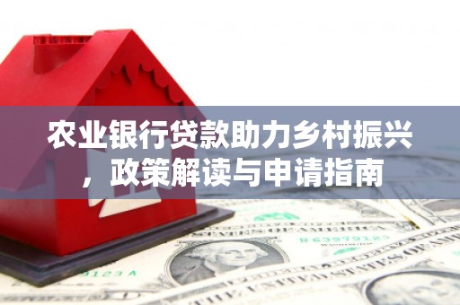 资阳农业银行贷款助力乡村振兴，政策解读与申请指南