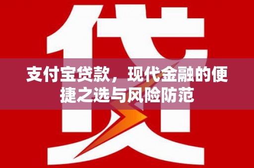 资阳支付宝贷款，现代金融的便捷之选与风险防范