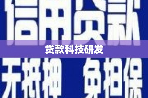 资阳贷款科技研发