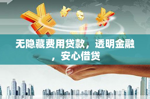 资阳无隐藏费用贷款，透明金融，安心借贷