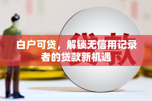 资阳白户可贷，解锁无信用记录者的贷款新机遇