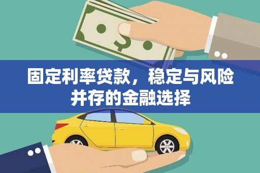 资阳固定利率贷款，稳定与风险并存的金融选择