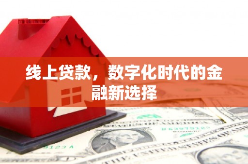 资阳线上贷款，数字化时代的金融新选择