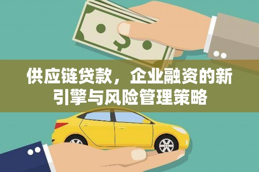 资阳供应链贷款，企业融资的新引擎与风险管理策略