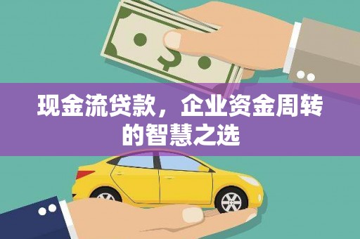 资阳现金流贷款，企业资金周转的智慧之选