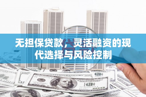 资阳无担保贷款，灵活融资的现代选择与风险控制
