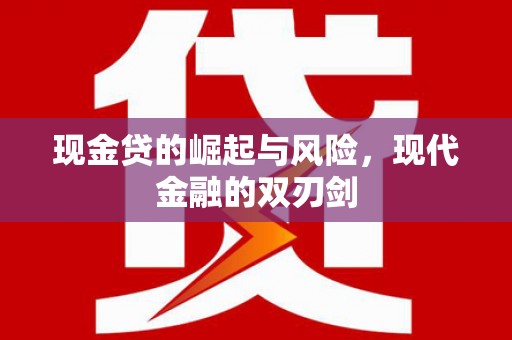 资阳现金贷的崛起与风险，现代金融的双刃剑