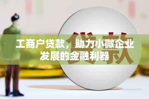 资阳工商户贷款，助力小微企业发展的金融利器