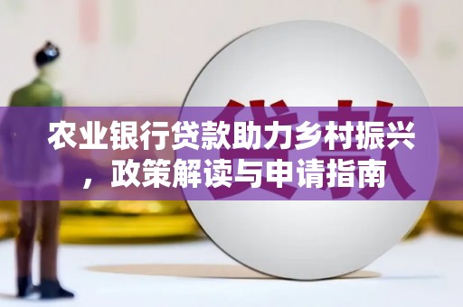 资阳农业银行贷款助力乡村振兴，政策解读与申请指南