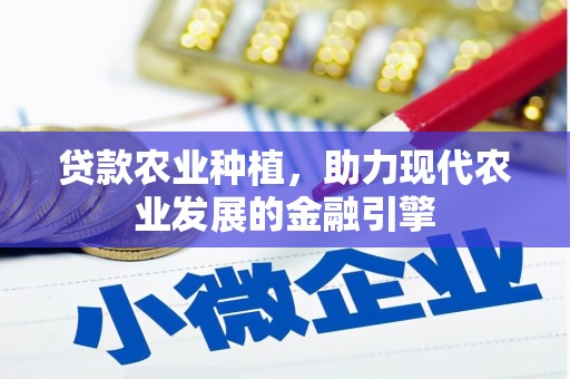 资阳贷款农业种植，助力现代农业发展的金融引擎