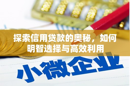 资阳探索信用贷款的奥秘，如何明智选择与高效利用