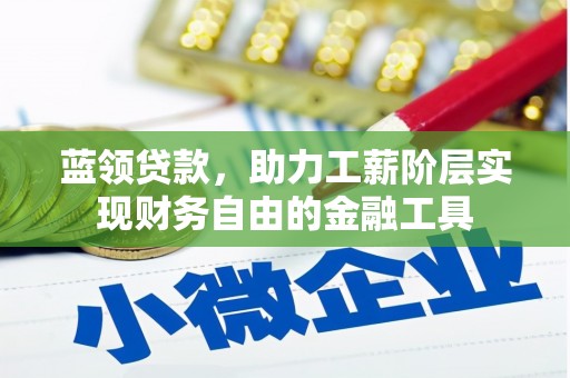 资阳蓝领贷款，助力工薪阶层实现财务自由的金融工具