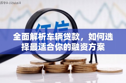 资阳全面解析车辆贷款，如何选择最适合你的融资方案