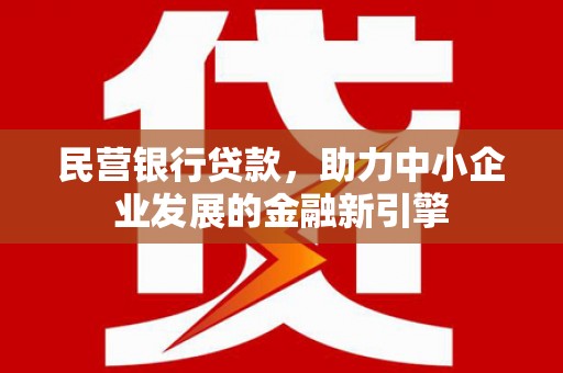 资阳民营银行贷款，助力中小企业发展的金融新引擎