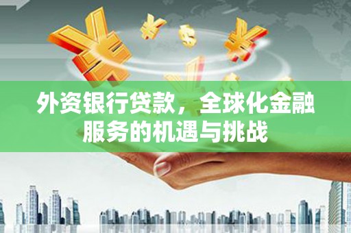 资阳外资银行贷款，全球化金融服务的机遇与挑战