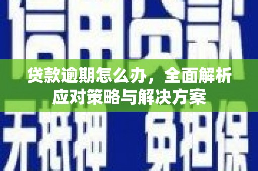 资阳贷款逾期怎么办，全面解析应对策略与解决方案